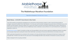 Desktop Screenshot of mablethorpemarathon.org.uk